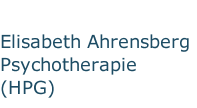 Elisabeth Ahrensberg Psychotherapie (HPG)
